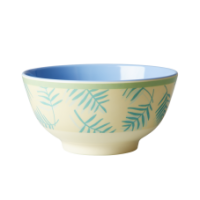 Rice Dk Palm Leaves Print Melamine Bowl